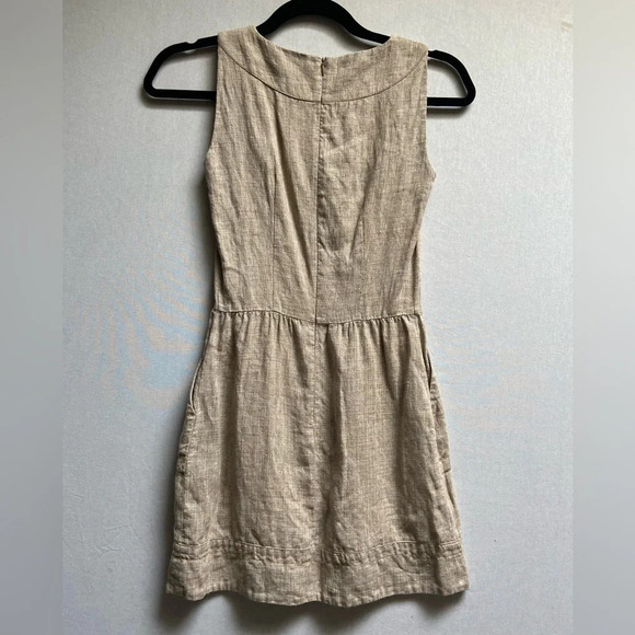 Tara  Jarmon linen sleeveless dress Sz 36 - Picture 3 of 14
